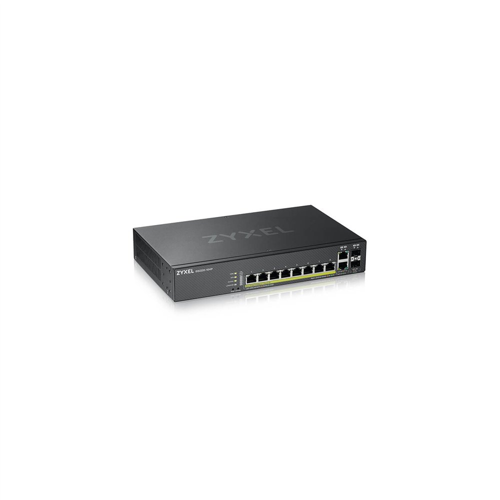 Zyxel gs2220-10hp-eu0101f switch gestionado l2 gigabit ethernet (10/100/1000) energí­a sobre ethernet (poe) negro