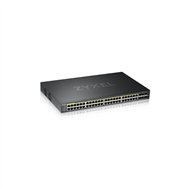 Zyxel gs2220-50hp-eu0101f switch gestionado l2 gigabit ethernet (10/100/1000) energí­a sobre ethernet (poe) negro