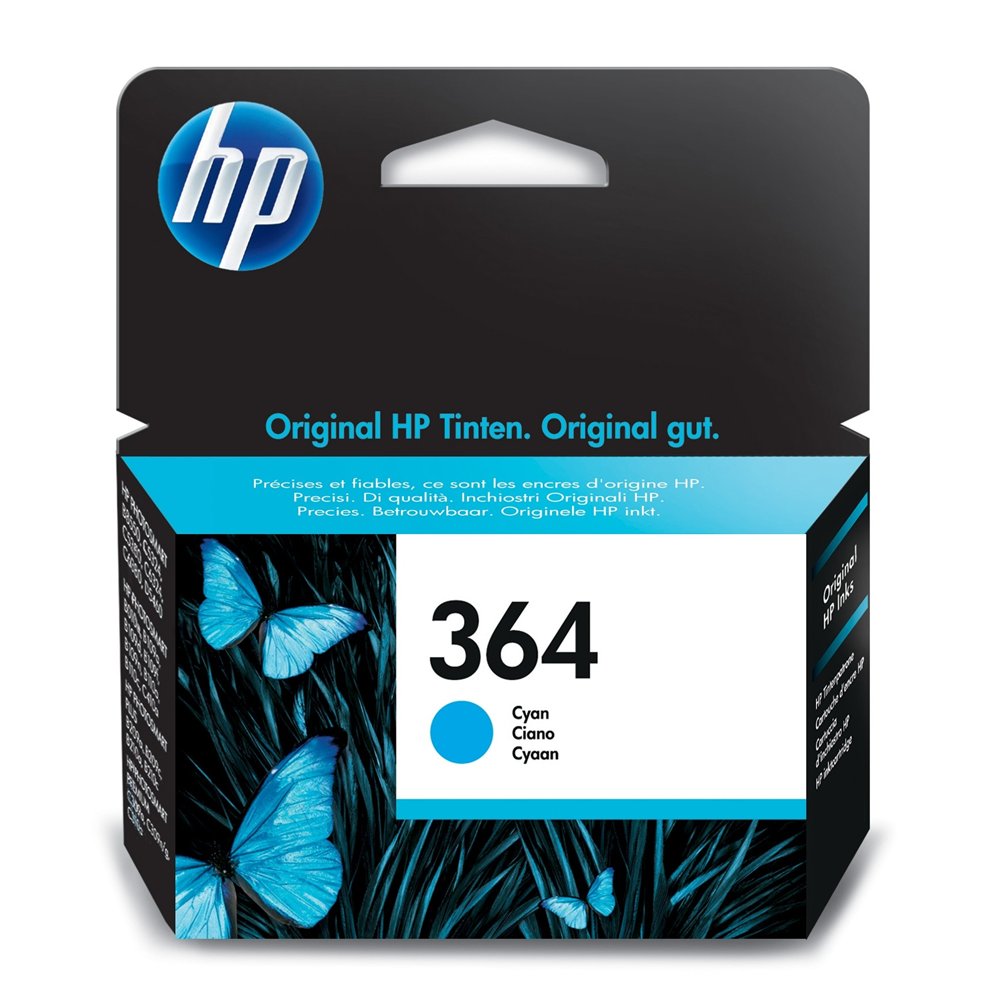 Hp cartucho de tinta original 364 cian
