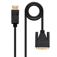 Nanocable cable conversor displayport a dvi, dp/m - dvi/m, negro, 1 m