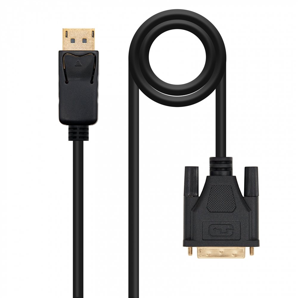 Nanocable cable conversor displayport a dvi, dp/m - dvi/m, negro, 1 m
