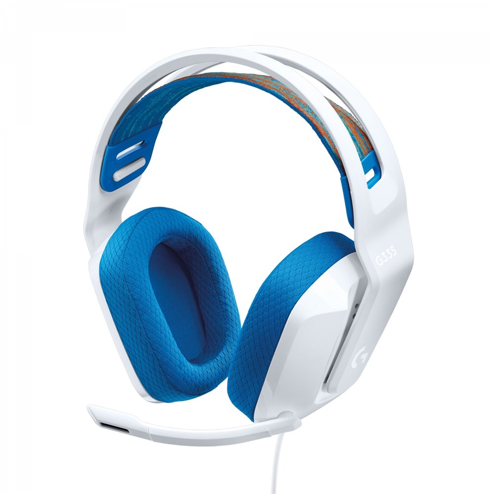 Logitech g g335 wired gaming headset auriculares alã¡mbrico diadema juego blanco