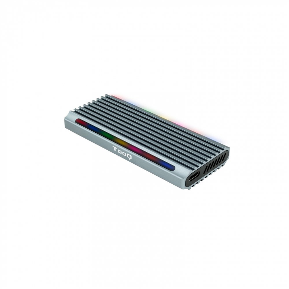 tooq shinobi caja externa para unidad de estado sólido (ssd) gris m.2