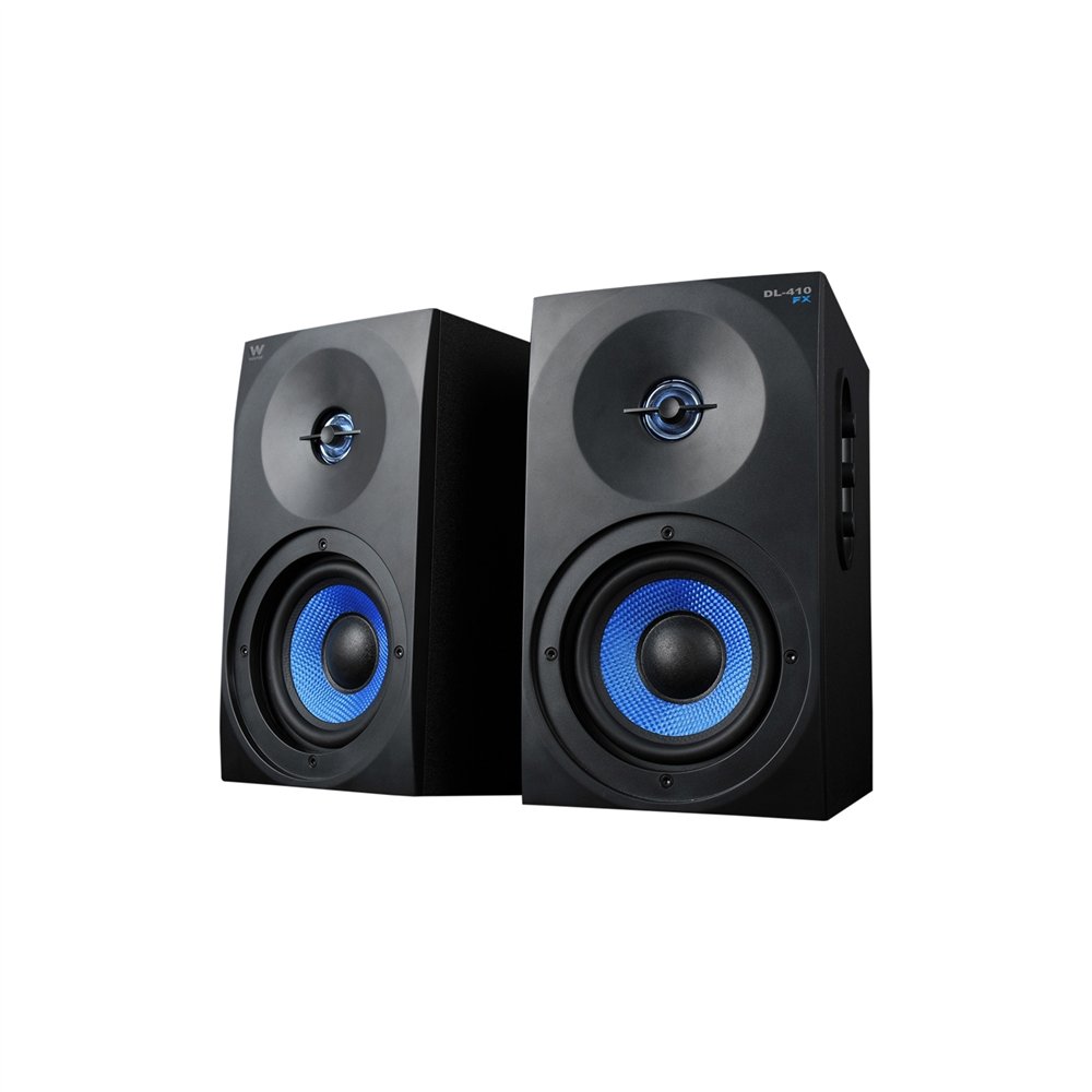 woxter dl-410 fx de 1 ví­a negro, azul alámbrico 150 w