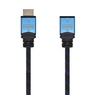 Aisens cable hdmi v2.0 prolongador premium alta velocidad / hec 4k@60hz 18gbps, a/m-a/h, negro/azul, 3.0m