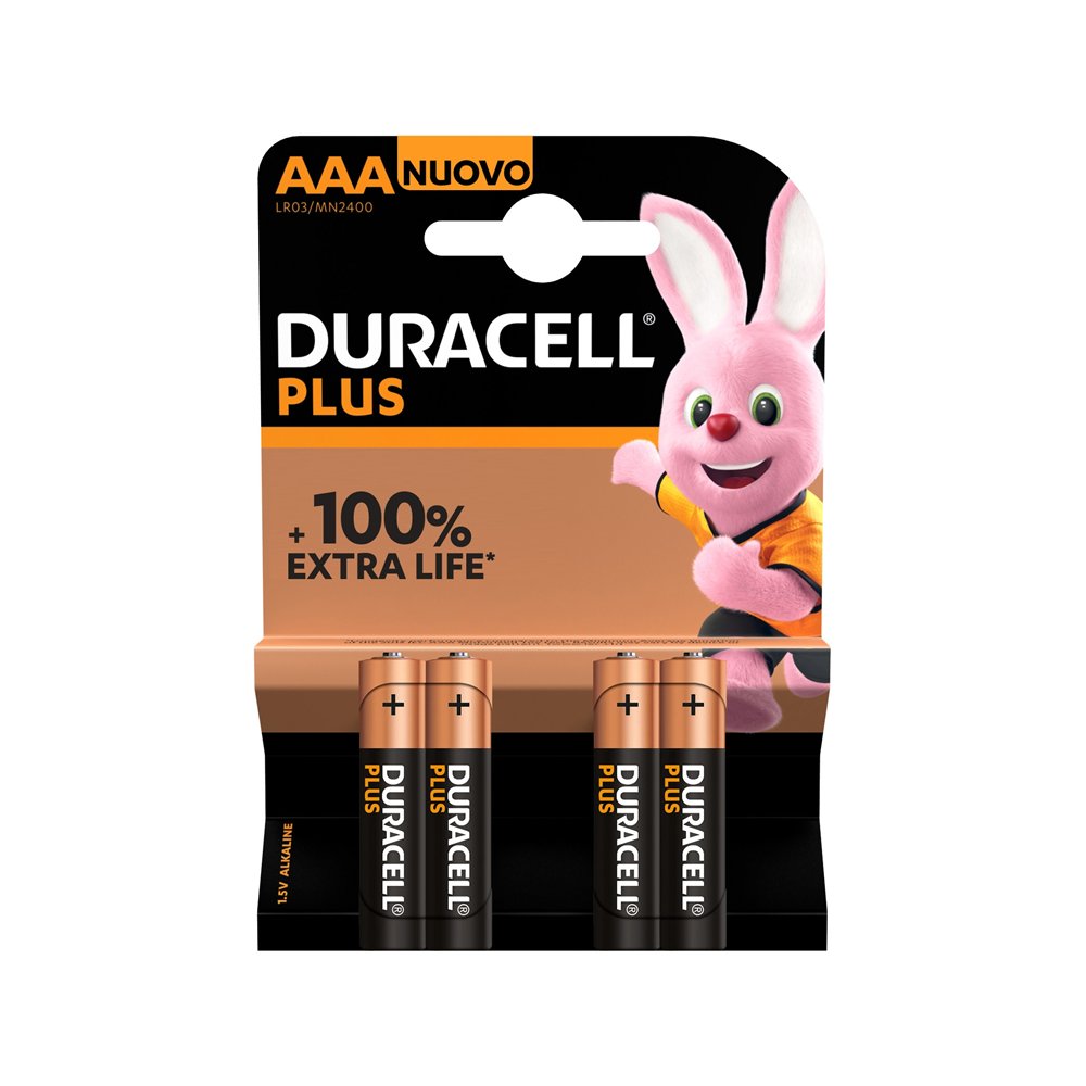 duracell plus 100 baterí­a de un solo uso aaa alcalino