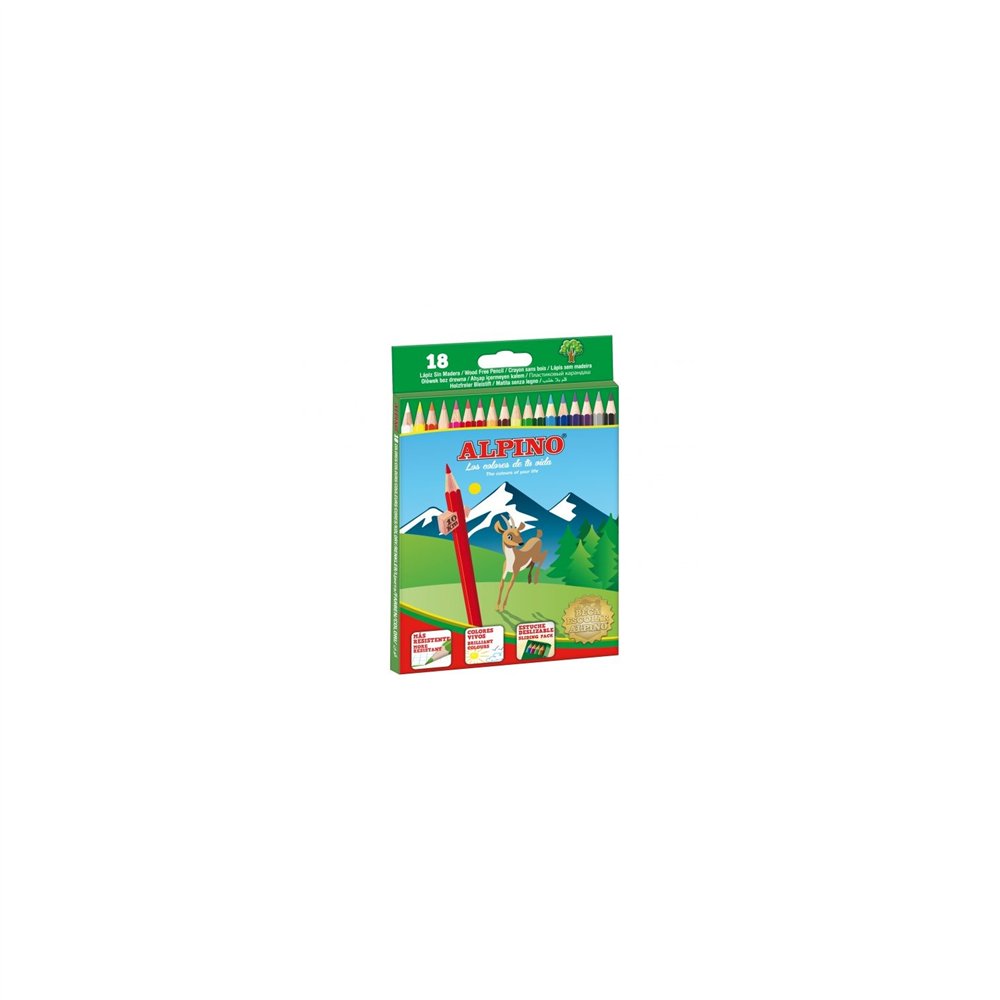 Alpino al010656 lápiz de color multicolor 18 pieza(s)