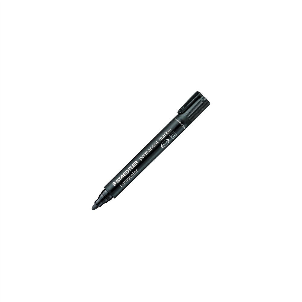 Staedtler lumocolor marcador permanente punta redonda negro 1 pieza(s)