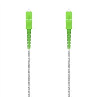aisens cable fibra í?ptica latiguillo g657a2 3.0 9/125 smf simplex cpr dca lszh, sc/apc-sc/apc, blanco, 50 m