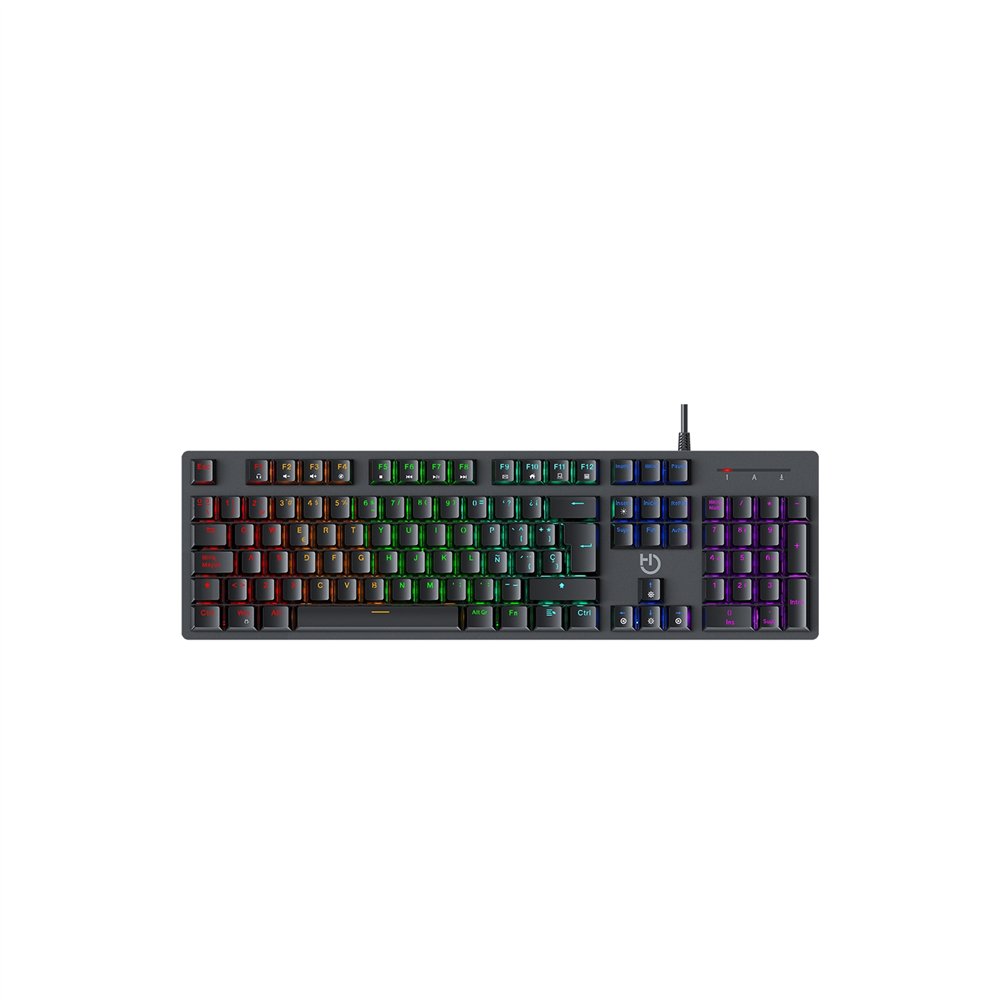 Hiditec gk400 argb teclado usb negro