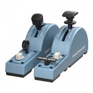 Thrustmaster tca quadrant add-on airbus edition negro, azul simulador de vuelo pc