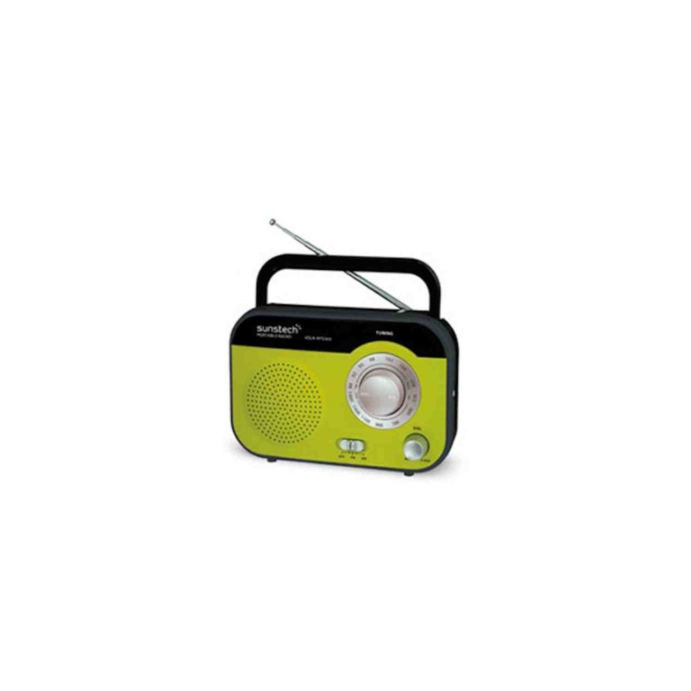 Sunstech rps560 portátil analógica verde