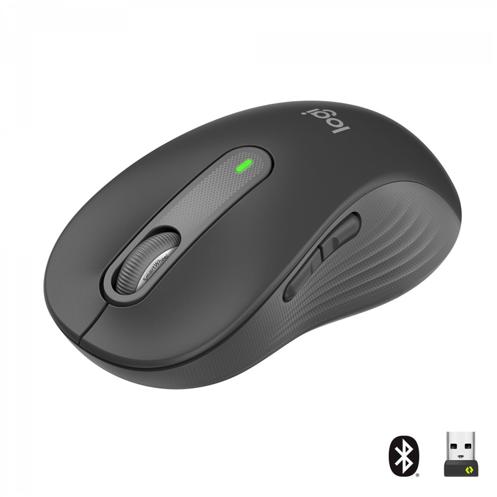 logitech signature m650 ratón mano derecha rf inalámbrica + bluetooth í?ptico 2000 dpi