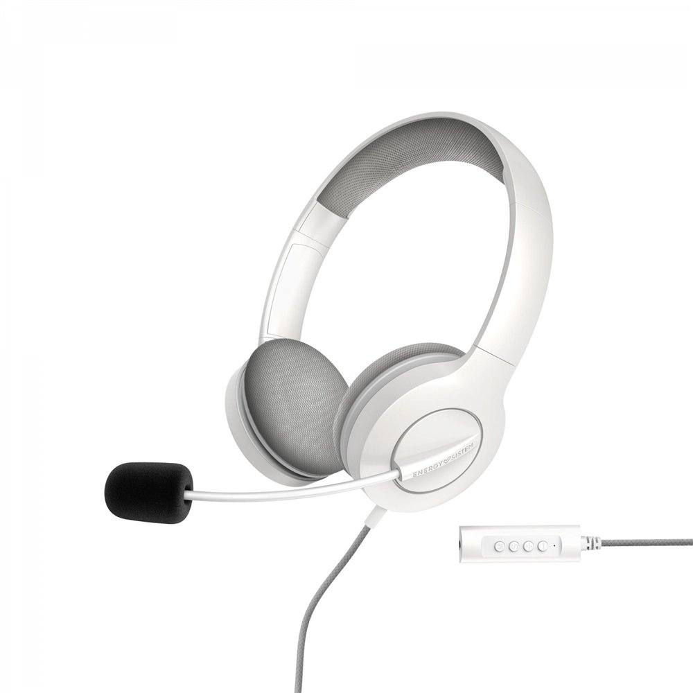 energy sistem 452156 auricular y casco auriculares alámbrico diadema llamadas/música usb tipo a blanco
