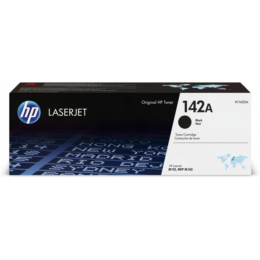 hp tóner original laserjet 142a negro