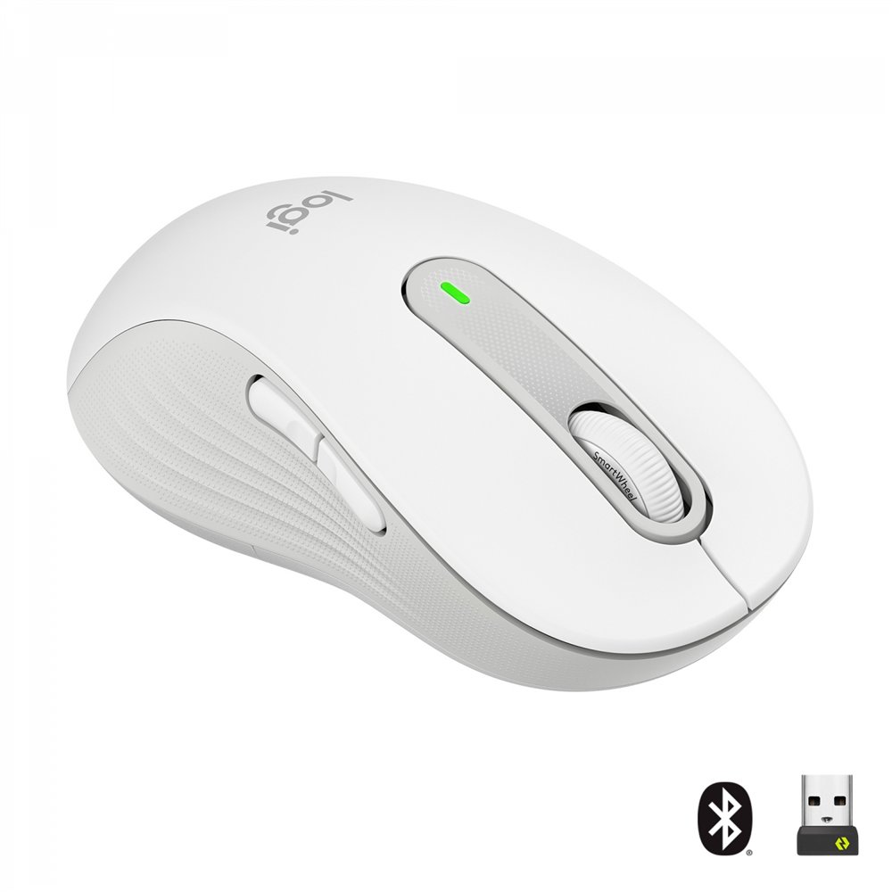 logitech signature m650 ratón izquierda rf inalámbrica + bluetooth í?ptico 2000 dpi