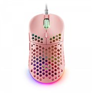 Mars gaming mm55p rosa ratã³n gaming rgb chroma ultra-ligero 55g 12800 dpi
