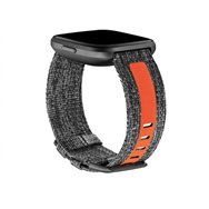 Fitbit fb171wbgytas accesorios para dispositivos vestibles inteligentes grupo de rock carbã³n vegetal, naranja aluminio, sintã©t