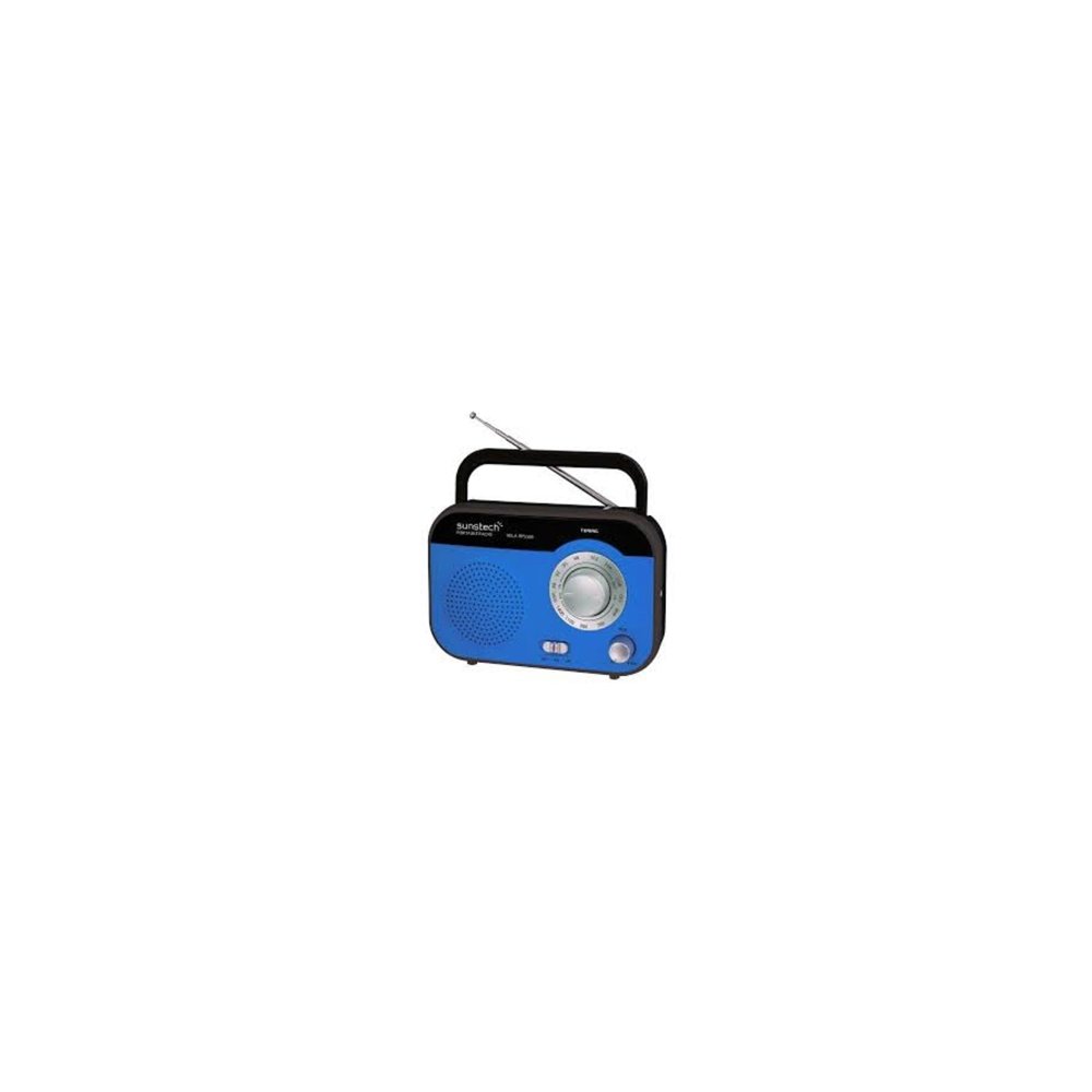 sunstech rps560 portátil analógica azul