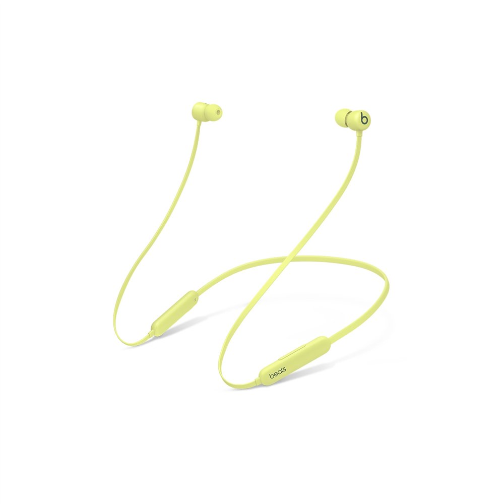 apple beats flex auriculares inalámbrico dentro de oí­do, banda para cuello bluetooth amarillo