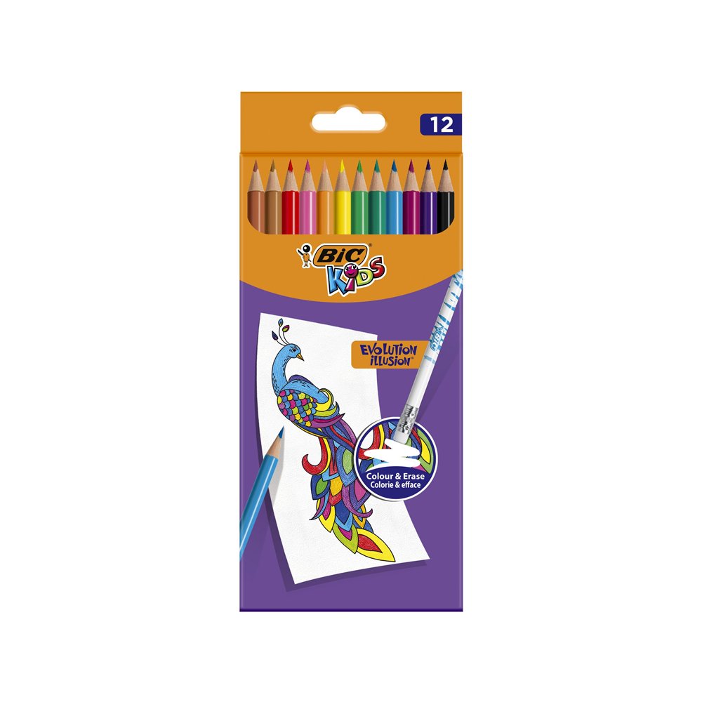 Bic 987868 lápiz de color multicolor 12 pieza(s)