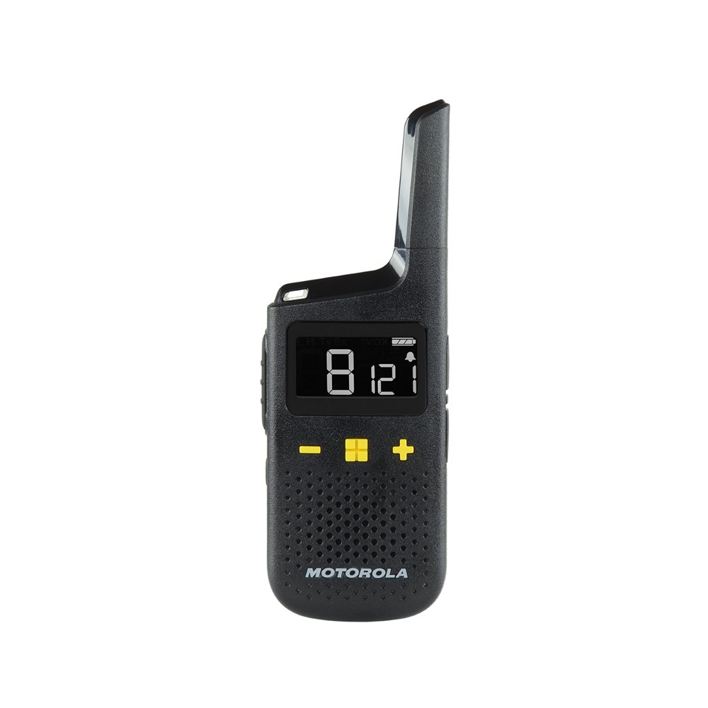 Motorola xt185 two-way radios 16 canales 446.00625 - 446.19375 mhz negro