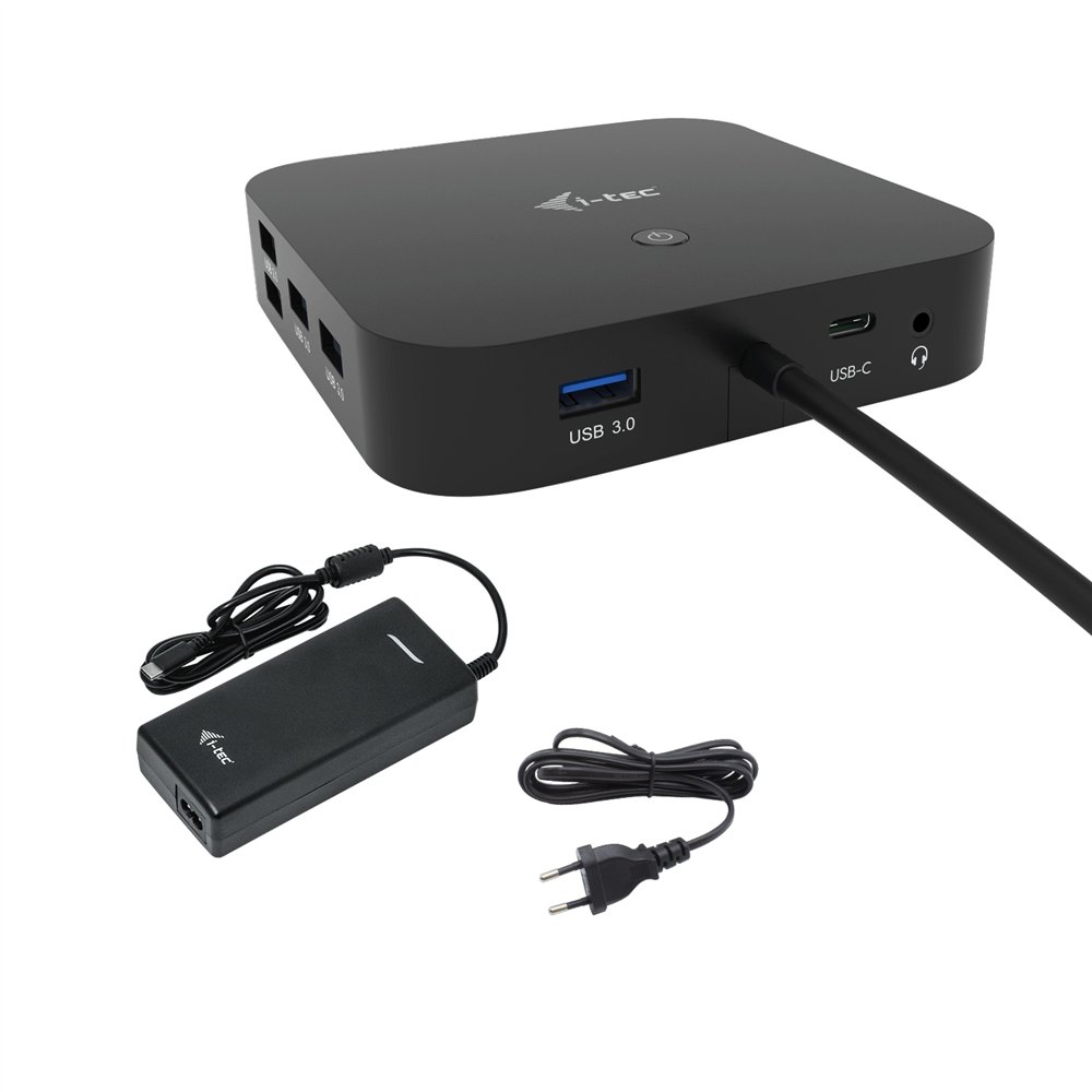 I-tec usb-c hdmi dp docking station with power delivery 100 w + universal charger 112 w