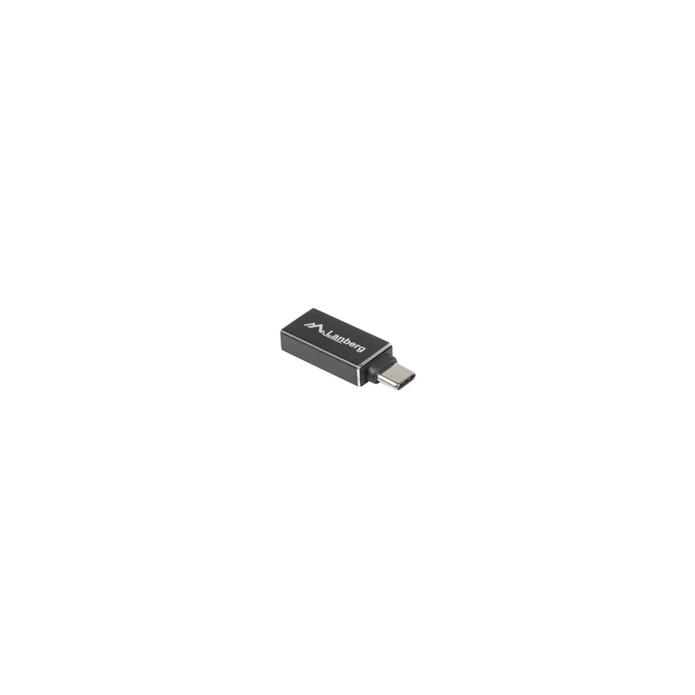 lanberg ad-uc-ua-02 cambiador de género para cable usb 3.0 type c usb 3.0 type a negro
