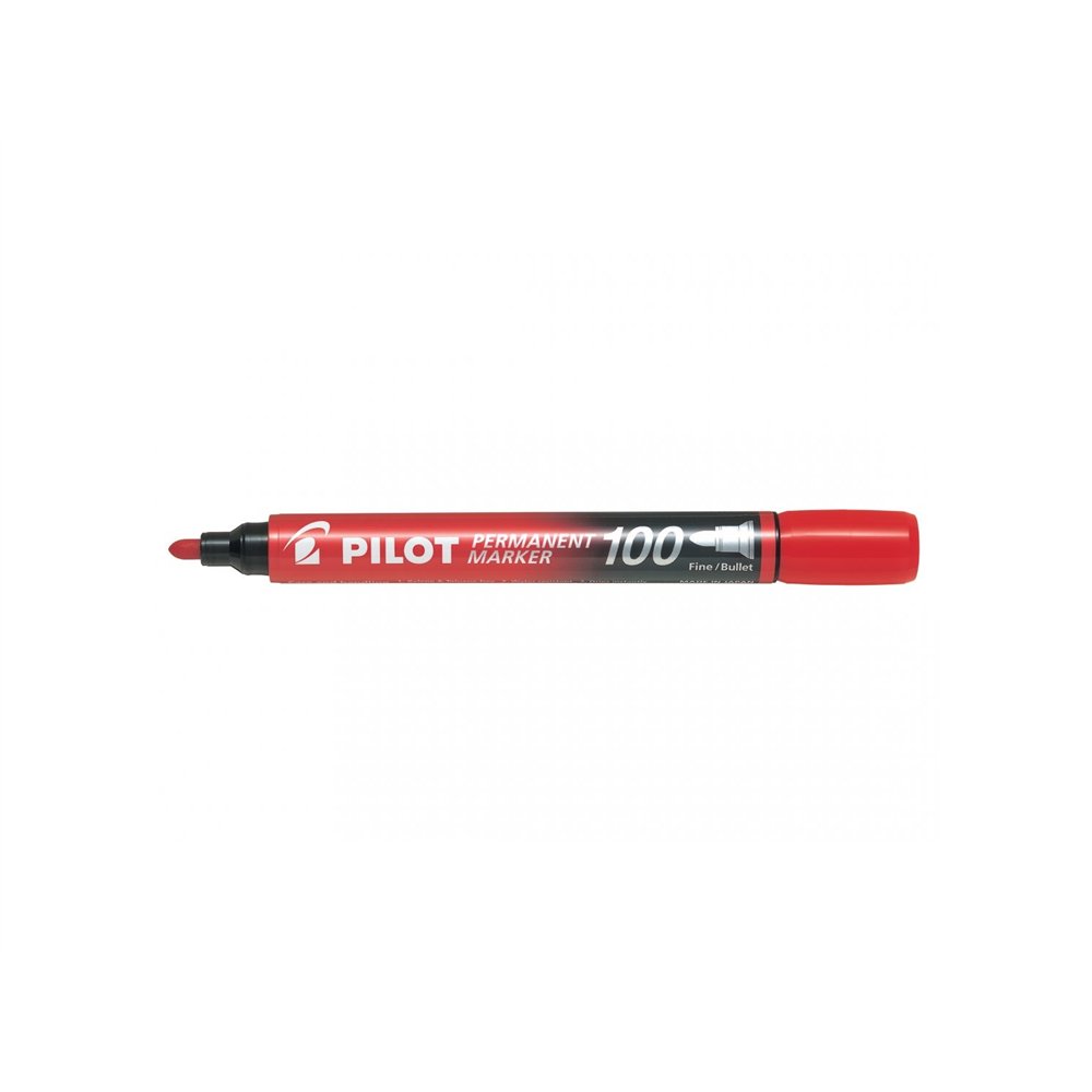 Pilot permanent marker 100 rojo