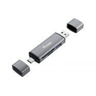 Equip 245460 lector de tarjeta usb 3.2 gen 1 (3.1 gen 1) type-a/type-c gris
