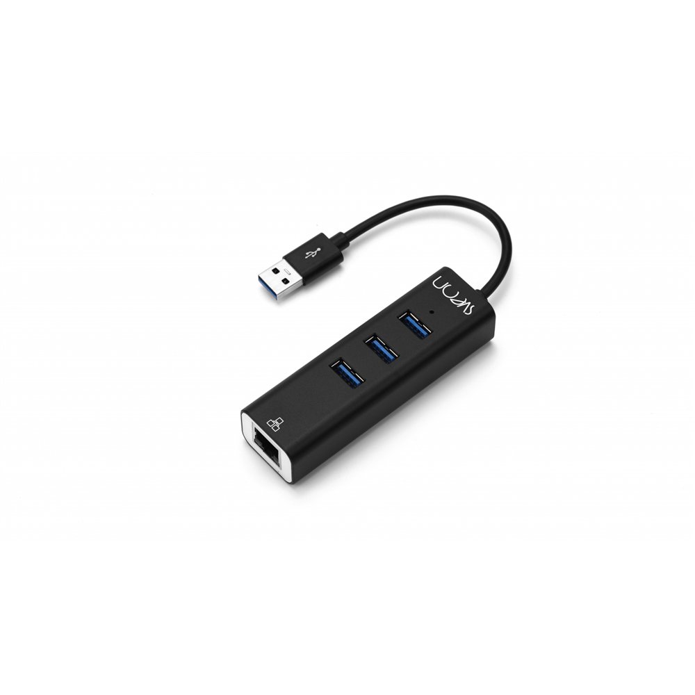 sveon sct240 hub de interfaz usb 3.2 gen 1 (3.1 gen 1) type-a 5000 mbit/s negro