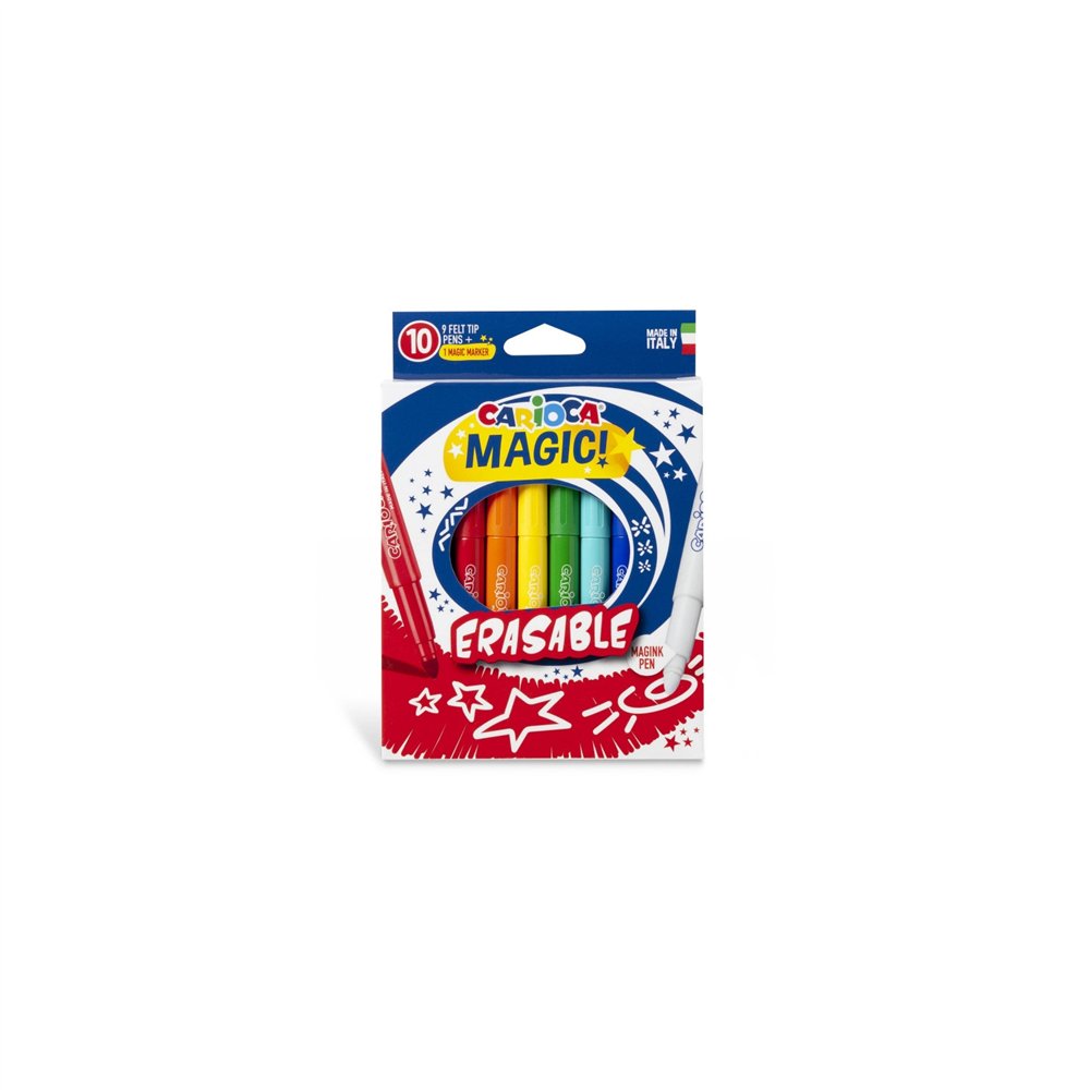 Carioca 43182 rotulador beige, azul, verde claro, menta, naranja, rosa, rojo, violeta, amarillo 10 pieza(s)