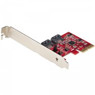 Startech.com tarjeta pcie sata - tarjeta pci express controladora de 2 puertos sata de 6gbps - perfil completo o bajo - adaptado