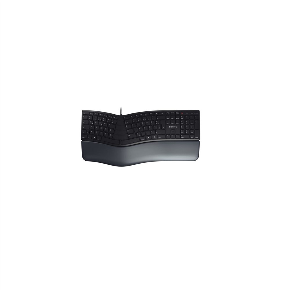 Cherry kc 4500 ergo teclado usb qwerty espaã±ol negro