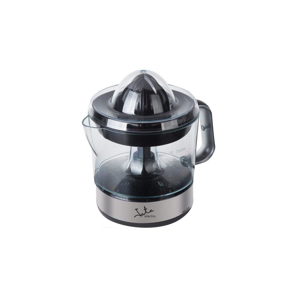 Jata ex421 exprimidor exprimidor eléctrico con brazo 40 w negro acero inoxidable transparente
