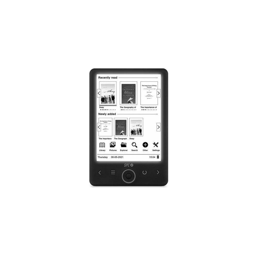 Spc dickens light 2 lectore de e-book 8 gb negro