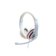 Gembird mhs-03-wtrd auricular y casco auriculares alámbrico diadema llamadas/música rojo, blanco