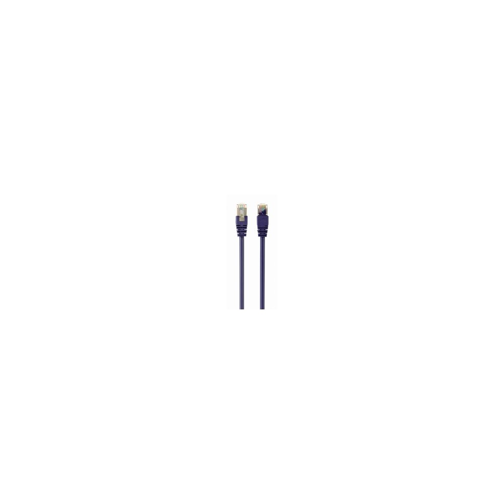 Gembird pp6a-lszhcu-v-0.5m cable de red violeta 0,5 m cat6a s/ftp (s-stp)