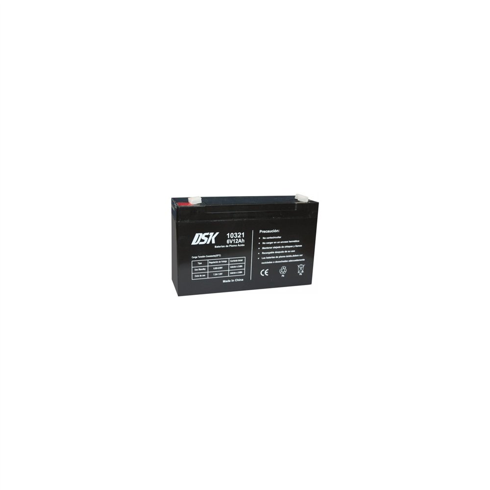 Dsk 10320 baterãâ­a para sistema ups sealed lead acid (vrla) 6 v 7 ah