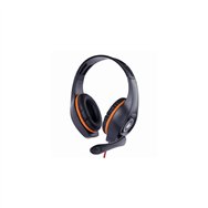 gembird ghs-05-o auricular y casco auriculares alámbrico diadema juego negro, naranja