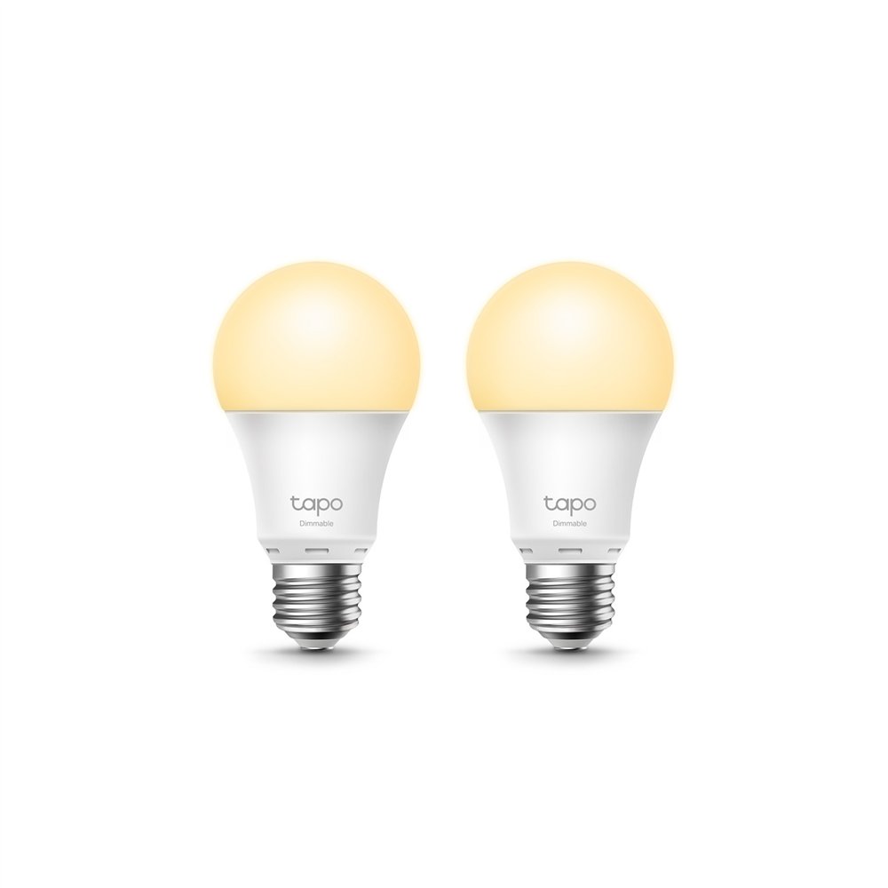 Tp-link tapo l510e(2-pack) bombilla inteligente 8,7 w metálico, blanco wi-fi