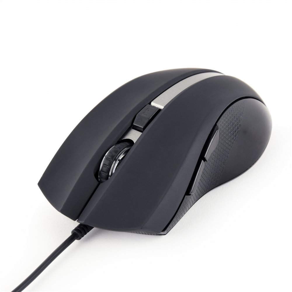 Gembird mus-gu-02 ratón ambidextro usb tipo a laser 2400 dpi