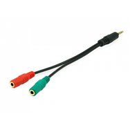 Equip 147943 cable de audio 1,5 m 2 x 3.5mm 3,5mm negro