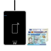 ewent ew1053 lectores de tarjetas inteligentes y de identificación sin contacto nfc