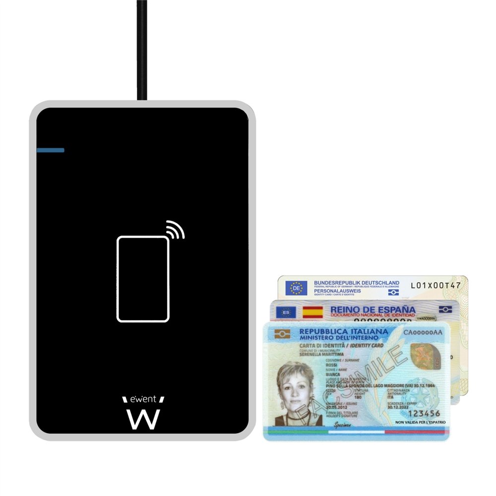 Ewent ew1053 lectores de tarjetas inteligentes y de identificaciã³n sin contacto nfc