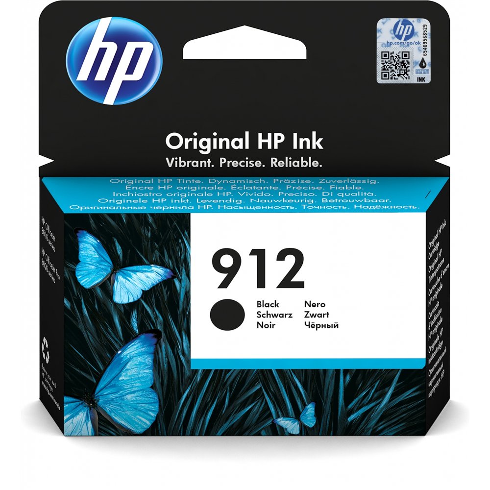 hp cartucho de tinta original 912 negro