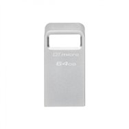 Kingston technology datatraveler micro unidad flash usb 64 gb usb tipo a 3.2 gen 1 (3.1 gen 1) plata
