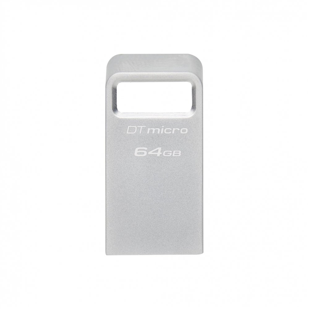 Kingston technology datatraveler micro unidad flash usb 64 gb usb tipo a 3.2 gen 1 (3.1 gen 1) plata