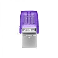 Kingston technology datatraveler microduo 3c unidad flash usb 256 gb usb type-a / usb type-c 3.2 gen 1 (3.1 gen 1) acero inoxida