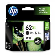 Hp cartucho de tinta original 62xl de alta capacidad negro